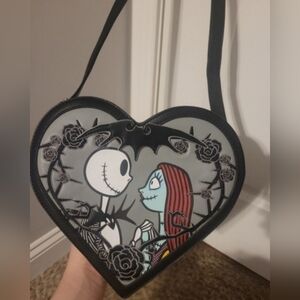 Loungefly Disney The nightmare before christmas heart crossbody purse